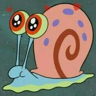 🧽 Gary Spongebob Squarepants gary, spongebob, desenho animado, nickelodeon, caracol telegram sticker