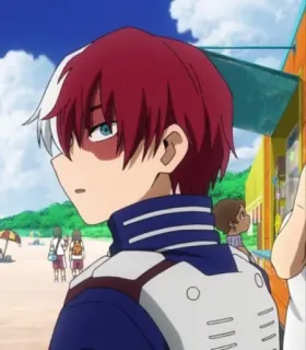Todoroki Shoto telegram stickers