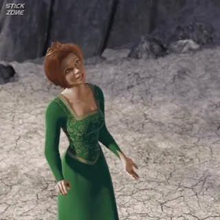 🫑 Princess Fiona Shrek princesse, animé, film, dessin animé, Fiona telegram sticker