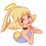 Miss Bunny telegram stickers