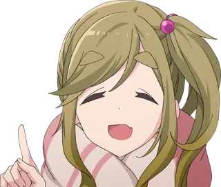 ☝️ 动漫, 角色, 可爱, 女孩, 卡通 telegram sticker