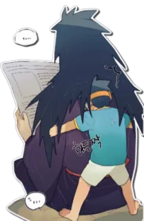 📰 하들짝 hoạt hình, trẻ em, phụ huynh, đọc sách, báo telegram sticker