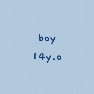 ✨ boy
14y.o niño, edad, 14 años, adolescente whatsapp sticker