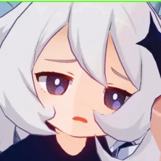 😔 Paimon Genshin Impact anime, game, genshin impact, paimon, cute, sad, character telegram sticker