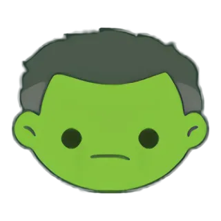 🦇 Hulk hulk, marvel, avengers, super-héros, vert telegram sticker