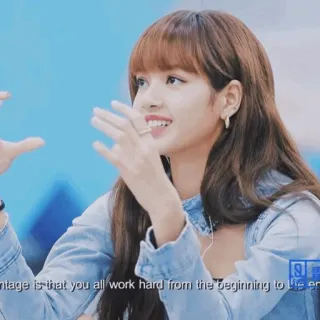 🌍 Lisa antage is that you all work hard from the beginning to the en kobieta, kpop, idol, piosenkarka, lisa, blackpink telegram sticker