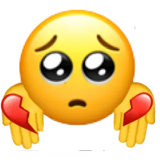 🥺 이모지, 슬픔, 상심, 상처, 울음, 감정 whatsapp sticker