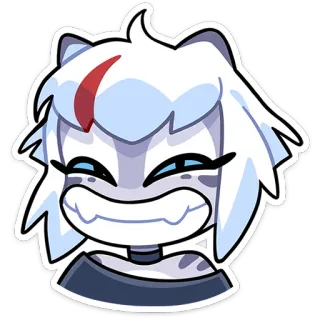 🌟 卡通, 猫, 微笑, 动物, 角色 telegram sticker