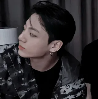 🌑 Jungkook kpop, cantante, músico, hombre, persona, celebridad telegram sticker