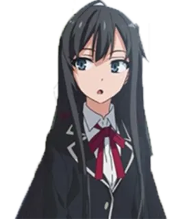 😯 Yukino Yukinoshita My Teen Romantic Comedy SNAFU Anime, Gadis, Remaja, Karakter, Seragam sekolah, My Teen Romantic Comedy SNAFU, Yukino Yukinoshita telegram sticker
