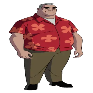 😊 Max Tennyson Ben 10 Макс Теннисон, Бен 10, Дедушка Макс, Мультфильм, Персонаж telegram sticker