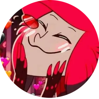 🥰 lucu, senang, hati, kartun, cinta telegram sticker