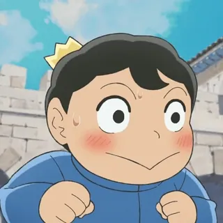 🤩 Bojji Ranking of Kings animé, dessin animé, roi, garçon, couronne telegram sticker