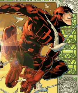 🕶 Daredevil superhero, marvel, comic book character, daredevil telegram sticker