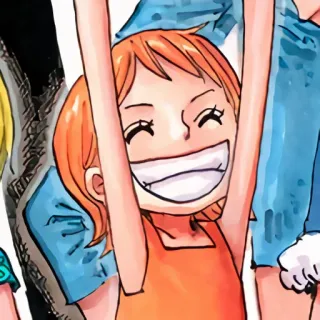 😁 Nami One Piece Anime, Manga, One Piece, Nami telegram sticker