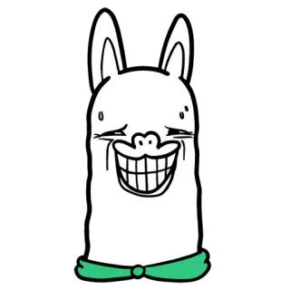 😁 coelho, coelhinho, desenho animado, engraçado, humorístico, personagem, meme whatsapp sticker