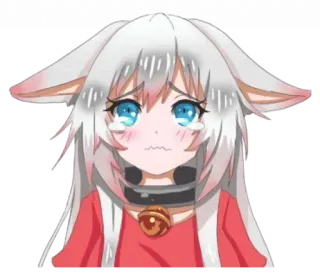 🥺 Аниме, Манга, Каваий, Мило, Девушка, Плакать, Грустно telegram sticker
