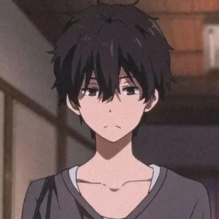 🌟 Anime, Ragazzo, Ritratto, Cartone animato, Manga, Animazione telegram sticker