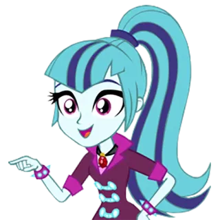 😃 Sonata Dusk My Little Pony: Equestria Girls โซนาต้า ดัสค์, Equestria Girls, การ์ตูน, แอนิเมชั่น, วัยรุ่น, มายลิตเติ้ลโพนี่, ไซเรน telegram sticker