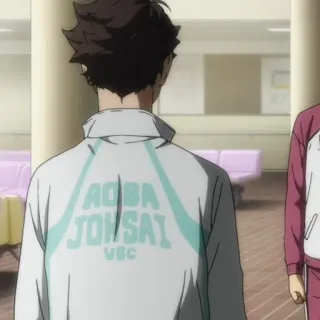 🤯 AOBA JOHSAI Anime, Haikyuu, Aoba Johsai, Sport, Siatkówka telegram sticker