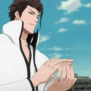 💈 Sosuke Aizen Bleach Anime, Bleach, Aizen, Sosuke Aizen, Charakter, Bösewicht whatsapp sticker