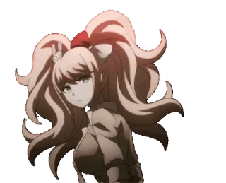 😄 Junko Enoshima Danganronpa Anime, Danganronpa, Junko Enoshima, Charakter, Pinke Haare, Verzweiflung whatsapp sticker