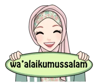Hijab Gaul @tikelku whatsapp stickers