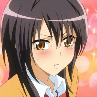 😳 Misaki Ayuzawa Kaichō wa Maid-sama! Anime, Mädchen, Maid Sama, Misaki, Kawaii, Süß, Manga telegram sticker