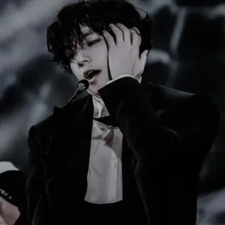 ❌ V kpop, bts, v, ким тэхён, певец, айдол whatsapp sticker