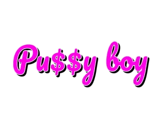 😘 Pu$$y boy offensivo, slang, insultante, volgare telegram sticker