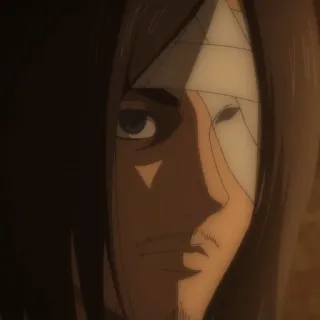 🗡 Eren Yeager Attack on Titan Anime, Personagem, Eren Jaeger, Ataque dos Titãs whatsapp sticker