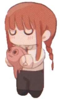 😊 Makima Chainsaw Man anime, manga, chainsaw man, makima, cute telegram sticker