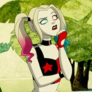🎪 Harley Quinn 할리 퀸, dc 코믹스, 만화 캐릭터, 악당, 안티 히어로 telegram sticker