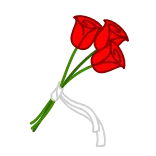 ❤ fleur, rose, bouquet, roses, rouge telegram sticker