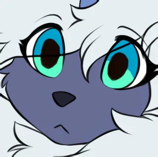 😯 fictional furry character telegram sticker