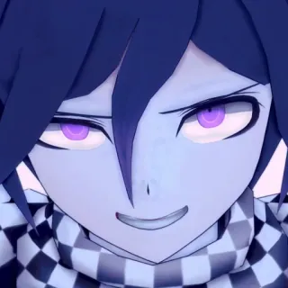 😏 Kokichi Oma Danganronpa Аниме, Манга, Danganronpa, Кокичи Ома, Персонаж, Злодей telegram sticker