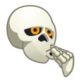 👌 scheletro, ok, gesto, ossa, morte telegram sticker