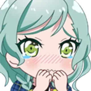 🥺 アニメ, ちび, 泣く, 可愛い, カワイイ, 感情 whatsapp sticker