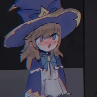 🦄 anime, witch, magic, cute, girl, cartoon telegram sticker