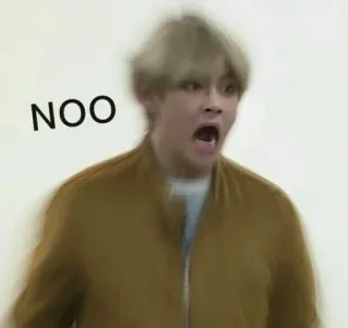 🤬 NOO sốc, la hét, sợ hãi, cảm xúc, bất ngờ, kpop telegram sticker