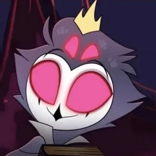 🦉 Stolas Helluva Boss burung hantu, iblis, goetik, pangeran, Helluva Boss, kartun telegram sticker