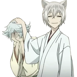 😇 Tomoe Kamisama Kiss Anime, Volpe, Manga, Felice, Accarezzare, Orecchie telegram sticker
