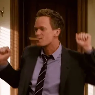 👈 Barney Stinson How I Met Your Mother Barney Stinson, How I Met Your Mother, Anzug, Tanzen, Fröhlich telegram sticker