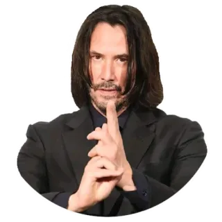 Keanu Reeves @Stickersey telegram stickers