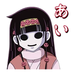 🙂 Kalluto Zoldyck Hunter x Hunter あい anime, kalluto zoldyck, hunter x hunter, cartoon, japanese, character telegram sticker