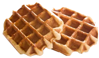 🍞 wafels, eten, ontbijt, dessert, zoet telegram sticker