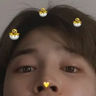 ☺ chick, egg, face, cute, emoji telegram sticker