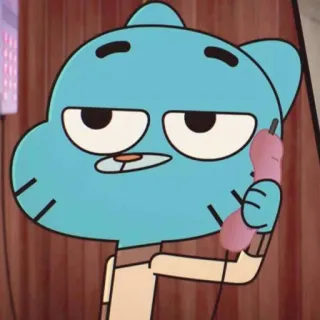 ❤️ Gumball Watterson The Amazing World of Gumball Cartoon, Gumball, Katze, animiert, The Amazing World of Gumball, Handy whatsapp sticker