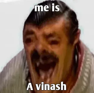 👀 me is
A vinash telegram sticker