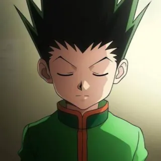 🇯🇵 Gon Freecss Hunter x Hunter anime, gon freecss, hunter x hunter, manga, cartoon, character telegram sticker